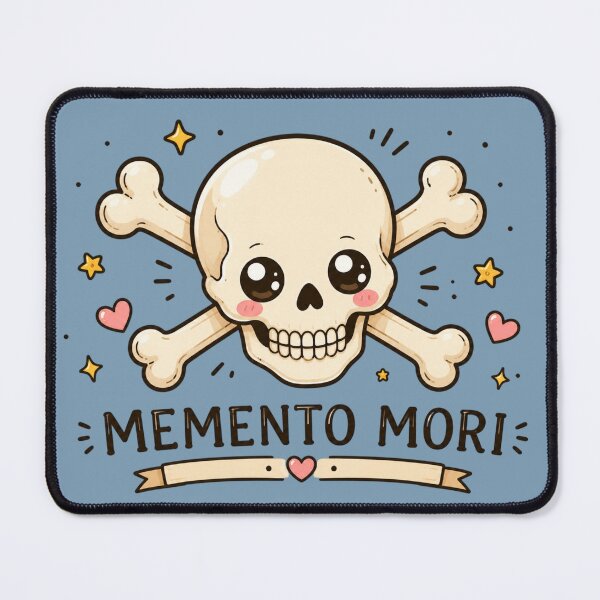 Item preview, Kawaii Memento Mori: Adorable Goth Skull & Bones designed and sold by 63Hotpeppers.