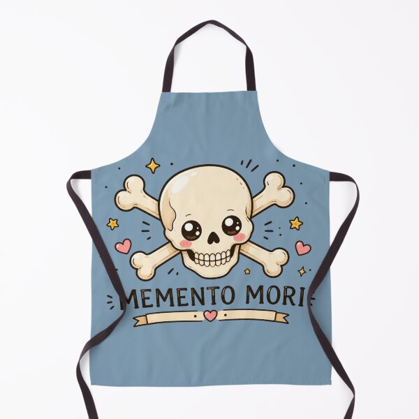 Item preview, Kawaii Memento Mori: Adorable Goth Skull & Bones designed and sold by 63Hotpeppers.