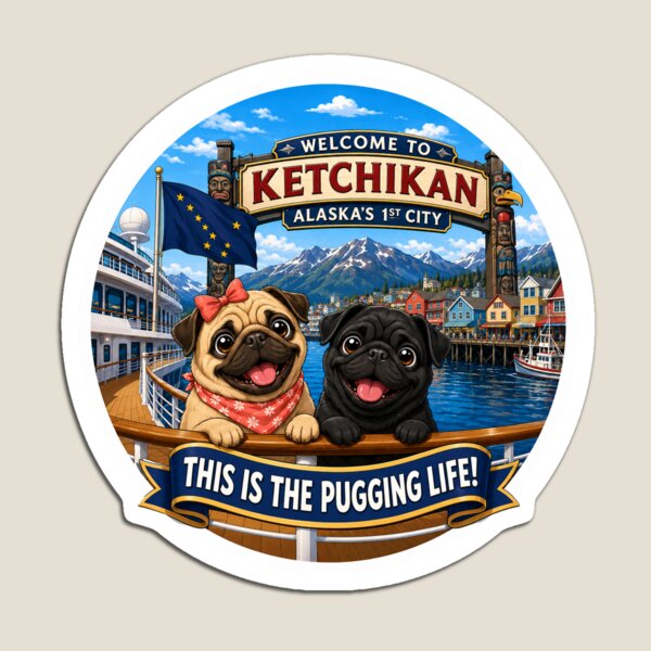 Item preview, This Is the Pugging Life – Ketchikan designed and sold by MargaritaGRL.