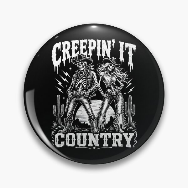 Item preview, Creepin’ It Country Skeleton Cowboy Duo designed and sold by Victor Shadehorn.
