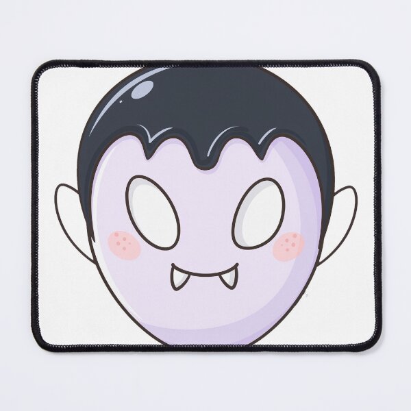Item preview, Cute Kawaii Vampire Face Cartoon for Halloween Stickers, T-Shirts and Spooky Gifts designed and sold by OksArtStudio.