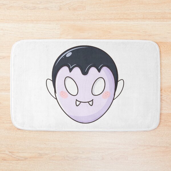 Item preview, Cute Kawaii Vampire Face Cartoon for Halloween Stickers, T-Shirts and Spooky Gifts designed and sold by OksArtStudio.