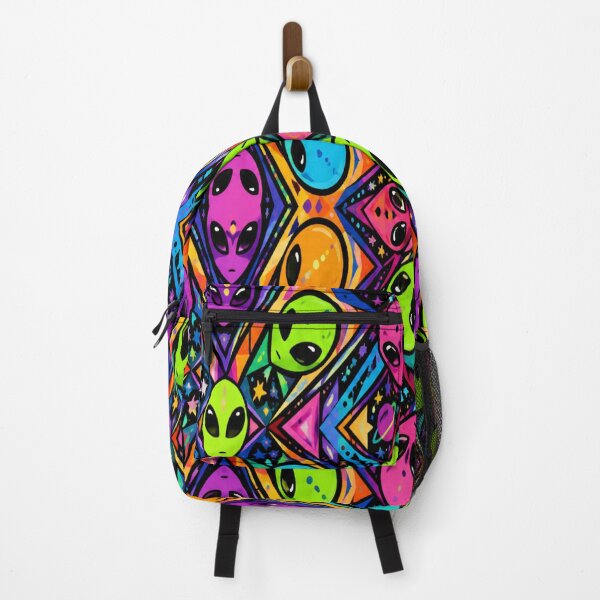Item preview, Neon kaleidoscope Aliens Pattern designed and sold by DK Rocket.