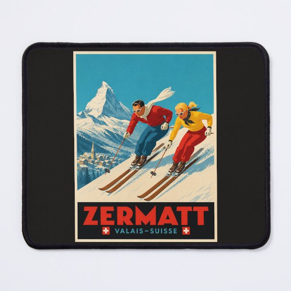 Item preview, Vintage Zermatt Poster designed and sold by GoodOldVintage.