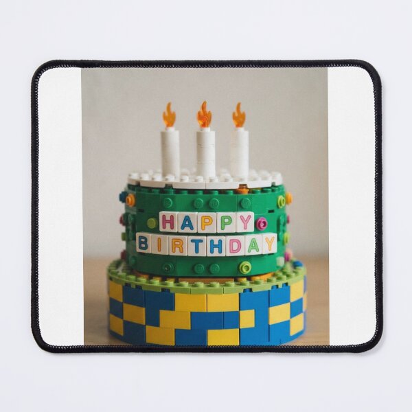 Item preview, Birthday Cake building blocks block brick bricks party celebration children kids designed and sold by CheeseBlueprint.