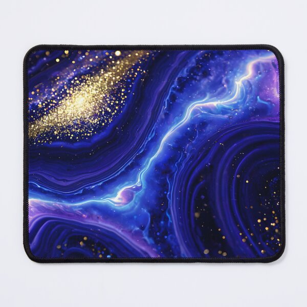 Item preview, Cosmic Electric Horizon - Luxury Purple and Gold Fluid Art designed and sold by CuteSlothWorld.