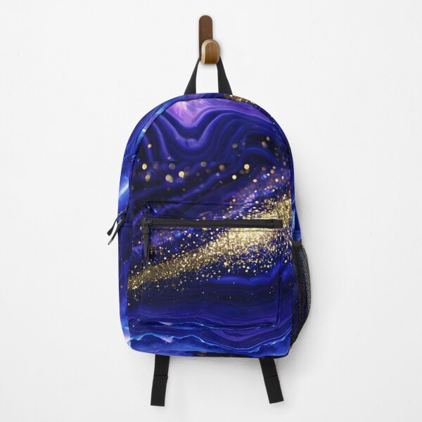 Item preview, Cosmic Electric Horizon - Luxury Purple and Gold Fluid Art designed and sold by CuteSlothWorld.
