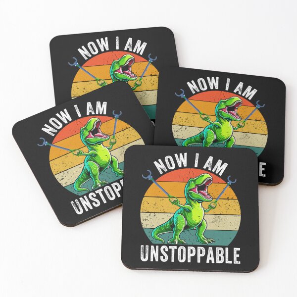 Item preview, Now I Am Unstoppable T-Rex, Funny Dinosaur, Humorous, Sarcastic designed and sold by RafaelScherer.