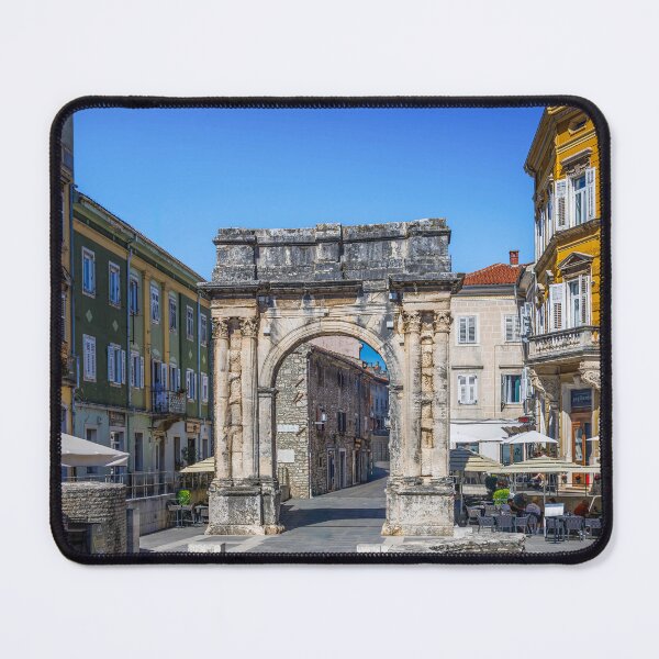 Item preview, The Ancient Roman Triumphal Arch of the Sergii in Pula, Croatia designed and sold by Viv Thompson Photography .