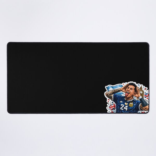 Item preview, Enzo Fernández Topo Gigio Celebration – Argentina Football Sticker designed and sold by KawaiiOrbit.