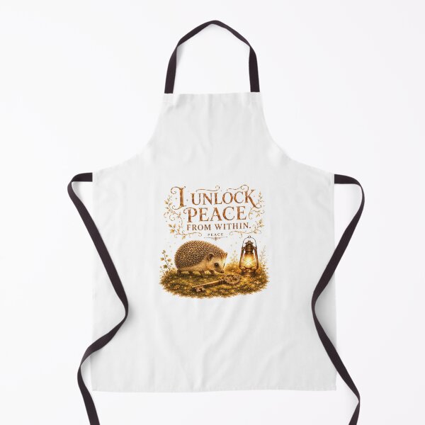 Item preview, I Unlock Peace From Within Vintage Hedgehog Inner Peace designed and sold by AQUILAKREO.