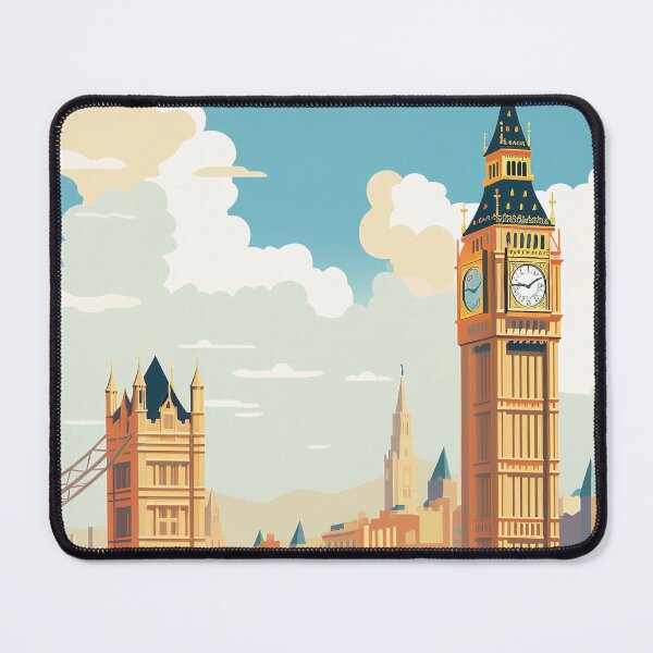 Item preview, England – London Landmark Cityscape Art designed and sold by MarkedArtPrints.