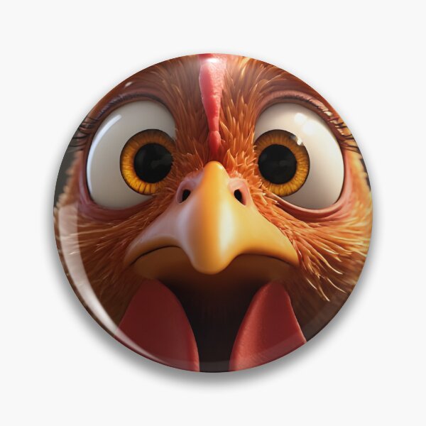 Item preview, Cross Eyed Hen Art Cute Chicken Close Up designed and sold by Small-Cute-Bear.