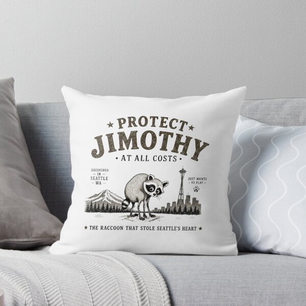 Item preview, Protect Jimothy, Jimothy Seattle Raccoon, Raccoon, Viral Seattle designed and sold by RafaelScherer.