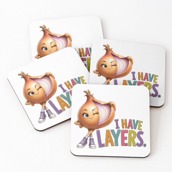 Item preview, Funny Onion Pun Shirt I Have Layers Cute Winking Onion Food Humor Vegetable Lover Gift designed and sold by RoPrincess.