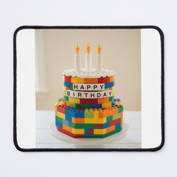 Item preview, Birthday Cake building blocks block brick bricks party celebration children kids designed and sold by CheeseBlueprint.