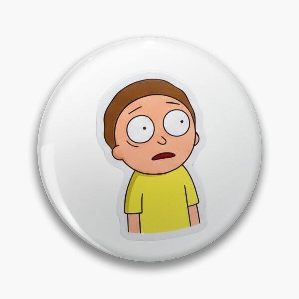 Item preview, Shocked Morty Sticker | Funny Rick and Morty Reaction Meme designed and sold by suh shop.