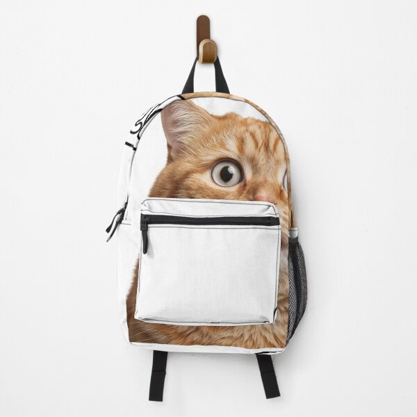Item preview, "Funny Shocked Ginger Cat Huh?! Reaction Meme" designed and sold by Malalese.