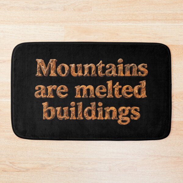 Item preview, Mountains are melted buildings_1 designed and sold by ART-OF-ORION.