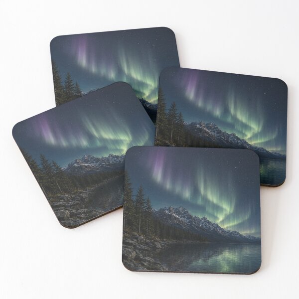 Item preview, Aurora Over the Silent Peaks designed and sold by ImagineNInk.