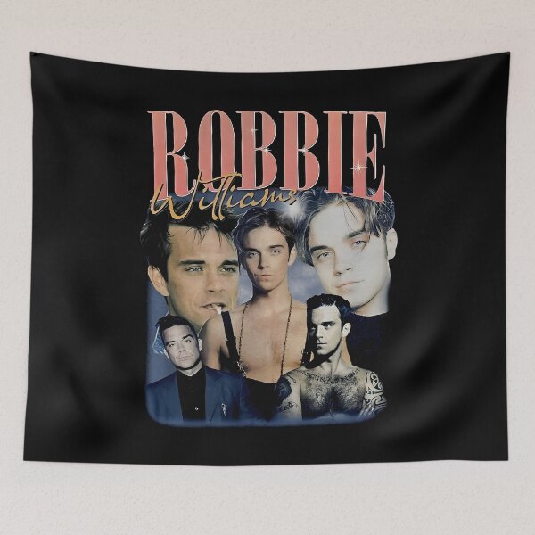 Item preview, Robbie Williams Retro Tour Vintage Fan Art designed and sold by VincentGoodLove.