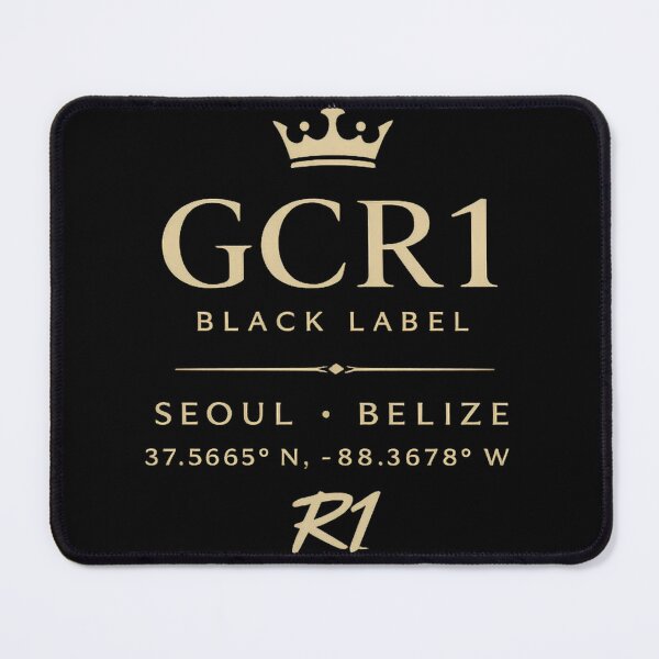 Item preview, GCR1 Black Label – Luxury Minimalist Streetwear Logo | Seoul × Belize Edition designed and sold by GCR1.