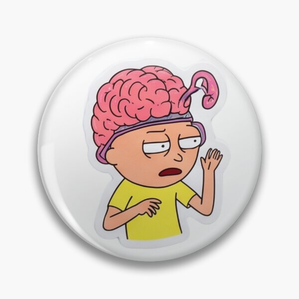 Item preview, Open Brain Morty Sticker | Funny Rick and Morty Cartoon Vinyl Decal designed and sold by suh shop.