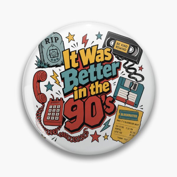 Item preview, It Was Better in the 90's designed and sold by CerealBoxInk.