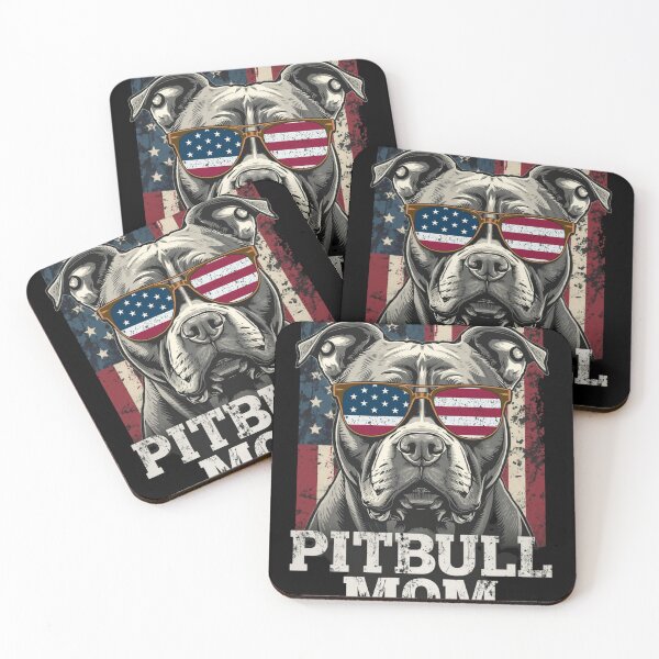 Item preview, PATRIOTIC PITBULL MOM designed and sold by BKDIGITALSHOP.