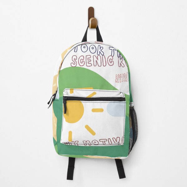 Item preview, My Motivation Took the Scenic Route – Funny Colorful Doodle Design designed and sold by FlamoArt.