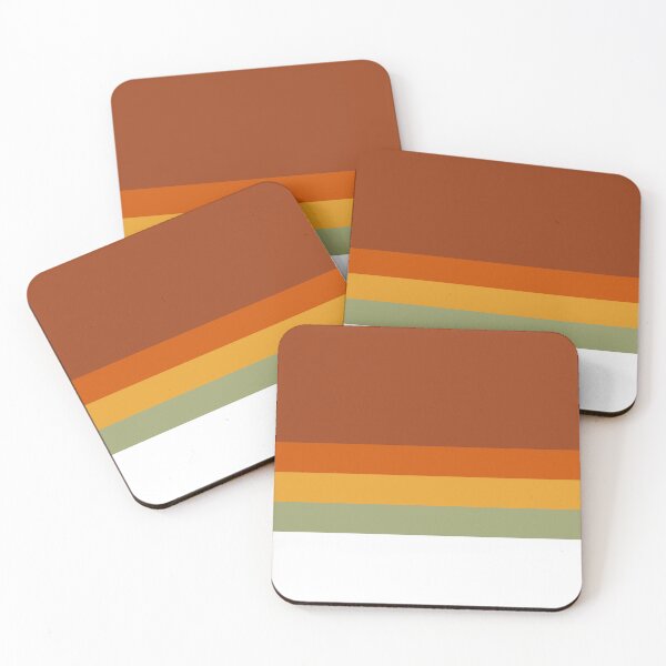 Item preview, Warm Earth Tone 70s Vintage Retro Stripes Minimalist Abstract designed and sold by showoffmarket.