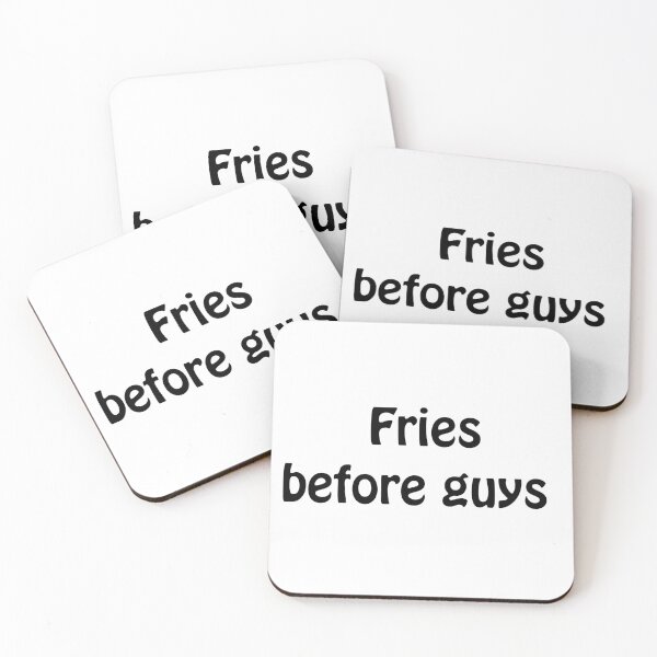 Item preview, Fries Before Guys Funny Food Quote designed and sold by zarlix.