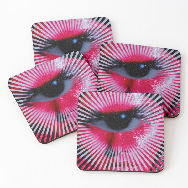 Item preview, Hypnotic Neon Eye Radiant Burst designed and sold by bubblegoth.