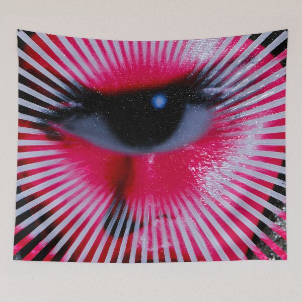 Item preview, Hypnotic Neon Eye Radiant Burst designed and sold by bubblegoth.