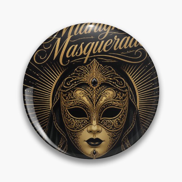 Item preview, Venetian Mask Art Deco Halloween Shirt | Midnight Masquerade designed and sold by SunnyDesign82.