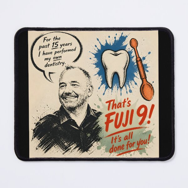 Item preview, Bob Mortimer dentistry Fuji 9 designed and sold by JosieandRose.