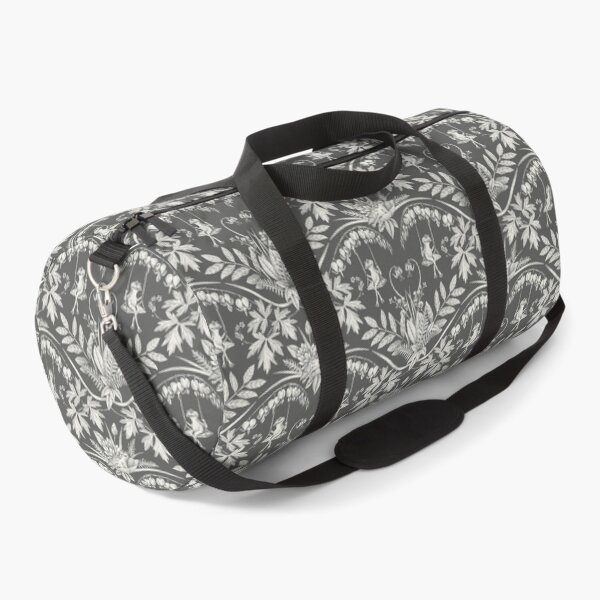Item preview, Charcoal Gray Frogs in a Flower Garden Damask - Dark designed and sold by somecallmebeth.