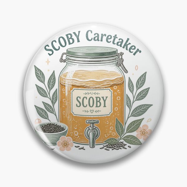 Item preview, SCOBY Caretaker Kombucha Botanical Vintage Art T-Shirt designed and sold by NikaRka.
