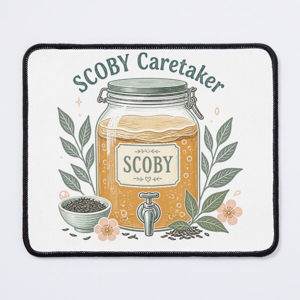Item preview, SCOBY Caretaker Kombucha Botanical Vintage Art T-Shirt designed and sold by NikaRka.
