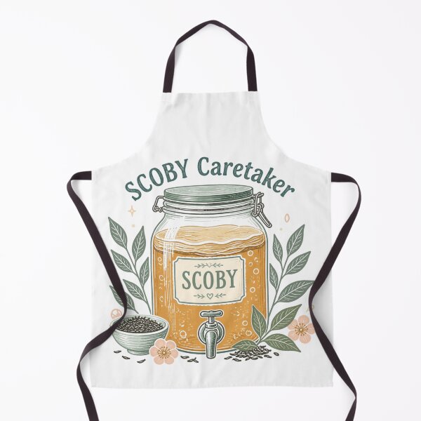 Item preview, SCOBY Caretaker Kombucha Botanical Vintage Art T-Shirt designed and sold by NikaRka.