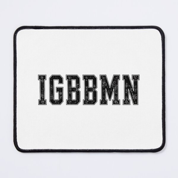 Item preview, IGBBMN Distressed Varsity Lettering Bold Collegiate Typography designed and sold by FouChan.