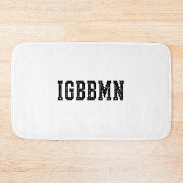 Item preview, IGBBMN Distressed Varsity Lettering Bold Collegiate Typography designed and sold by FouChan.