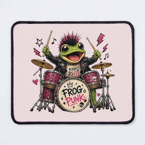 Item preview, Frog Punk Beats designed and sold by Safe Haven Pets.