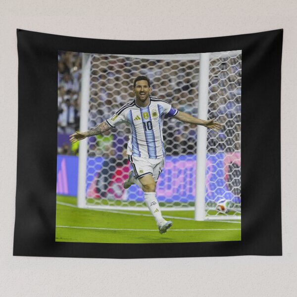 Item preview, Lionel Messi Goal Shout - Immortal Argentine Legend designed and sold by G-A-D-U.