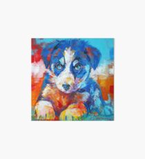 Border Collie Puppy Art Board