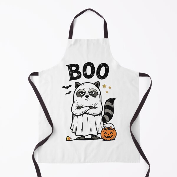 Item preview, Boo Grumpy Raccoon Funny Halloween Trash Panda Cute Ghost Design designed and sold by PlumArtDesign.