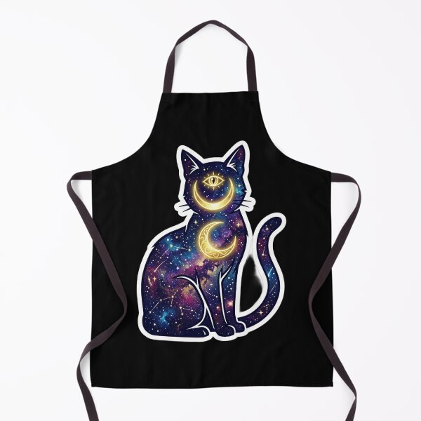 Item preview, Cosmic Occult Galaxy Cat Sticker designed and sold by CatstheticShop1.