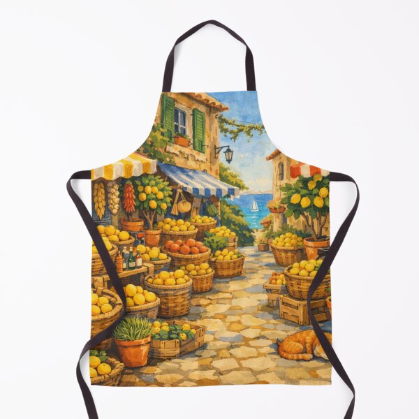 Item preview, Sunlit Lemon Market designed and sold by H A R L E I G H .