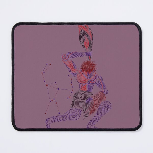 Item preview, Orion Constellation Hunter Red Purple Minimalist Line Art designed and sold by JAMerArc.