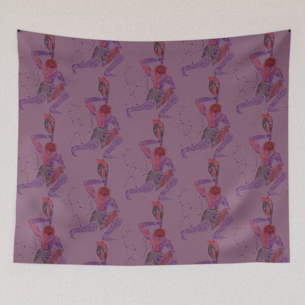 Item preview, Orion Constellation Hunter Red Purple Minimalist Line Art designed and sold by JAMerArc.